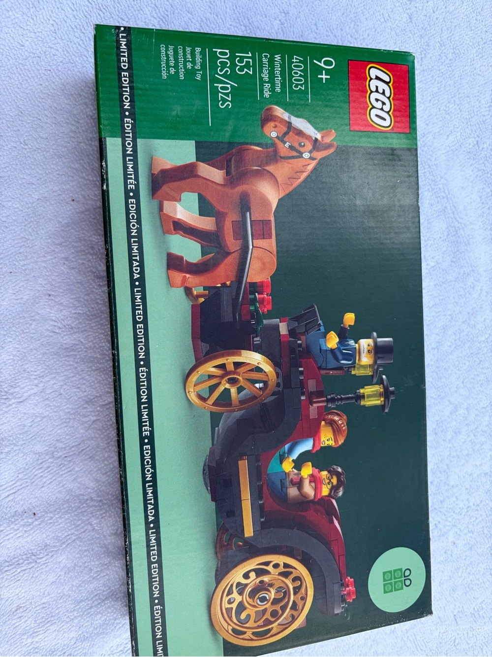 LEGO, limited edition. Vintage Carriage Ride Set - Green, Brown, Gold